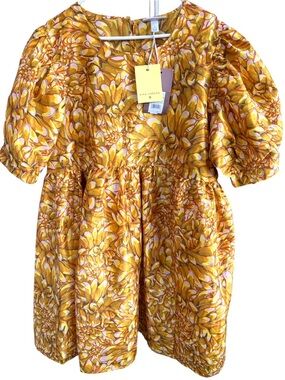 NWT Kika Vargas X Target Mum Floral Puff Sleeve Dress Size 3X